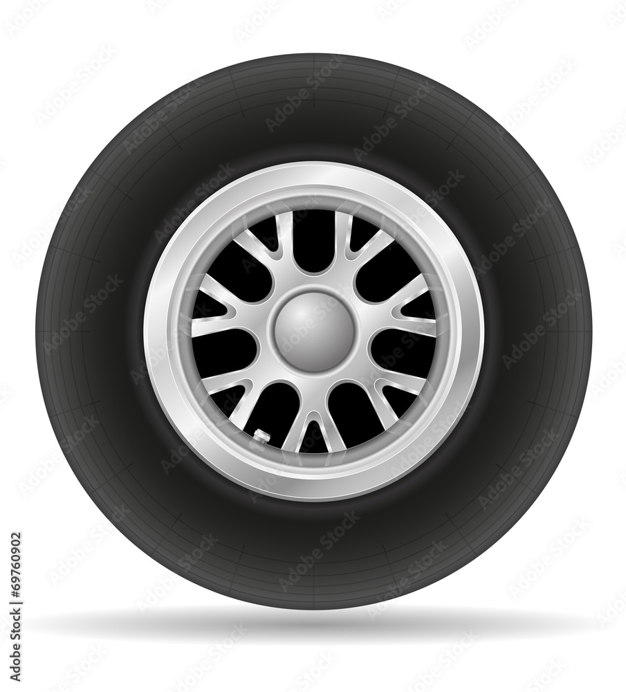 Obraz premium wheel for racing car vector illustration EPS 10