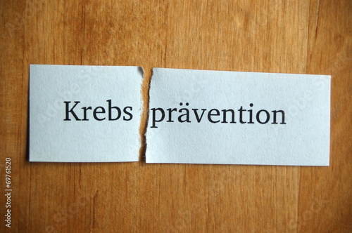 Krebs-prävention