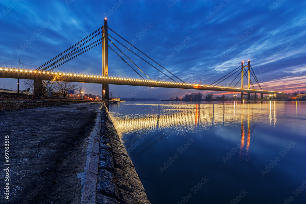 Bridge at night