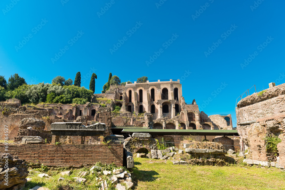 Roman ruins in Rome, Forum