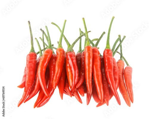 Chilli peper isolated on white background