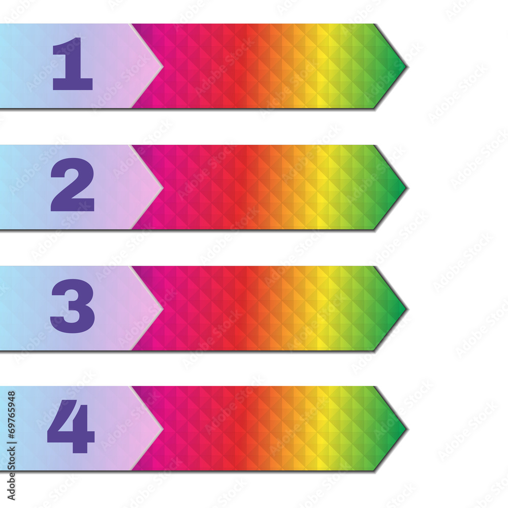 Obraz premium Colored bookmarks.