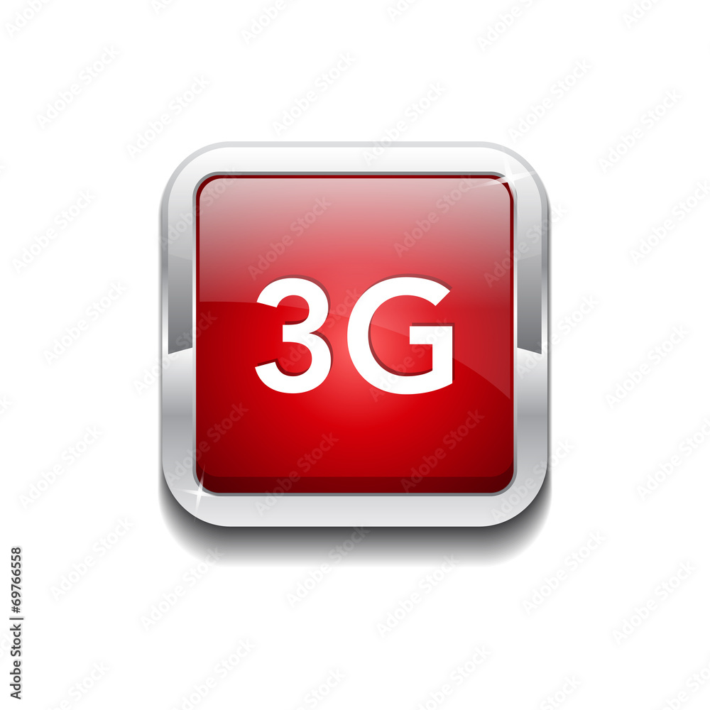 3g Sign Rounded Rectangular Red Vector Button Icon 3g Sign Rounded Rectangular Red Vector Button Icon