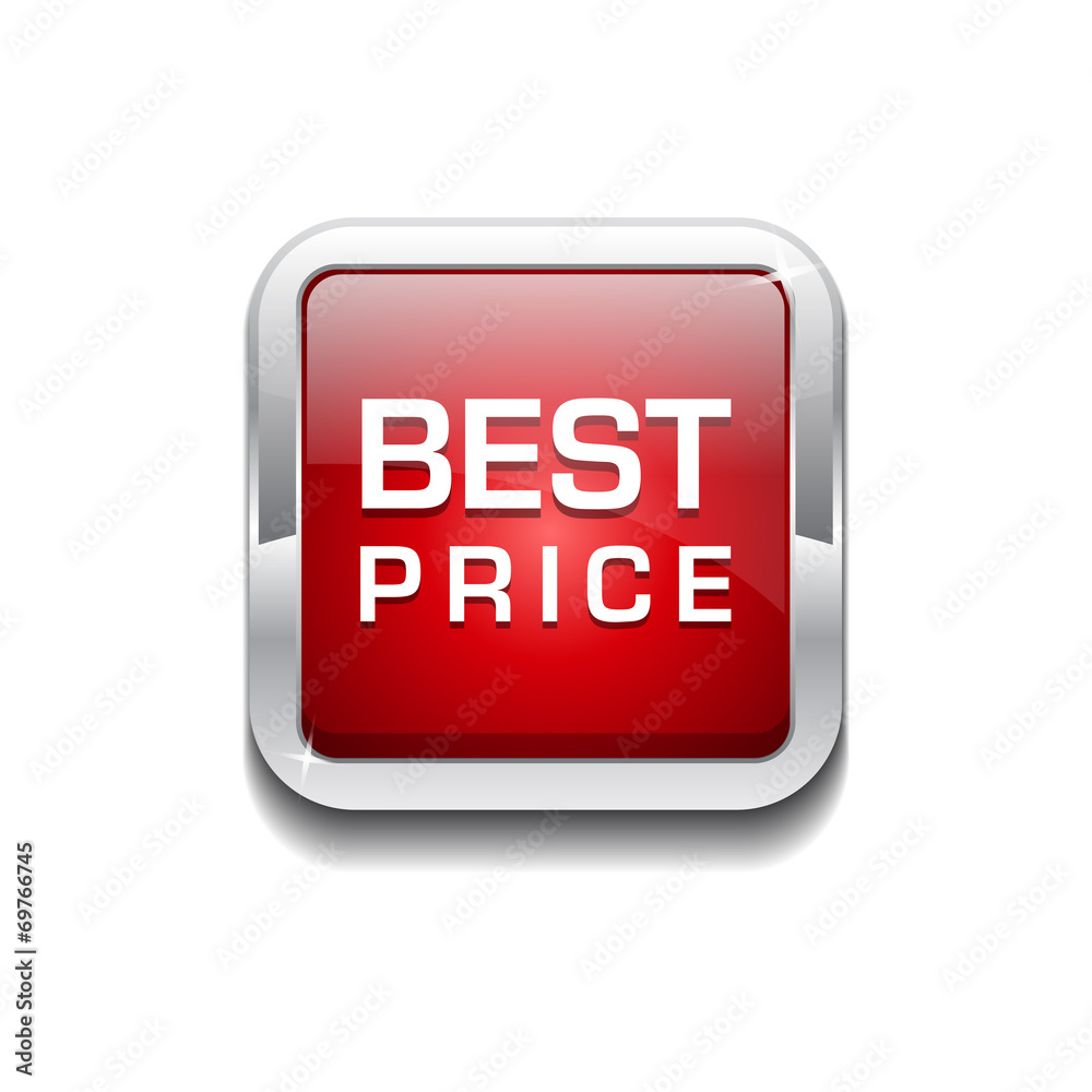 Best Price Glossy Shiny Rounded Rectangular Vector Button Best Price Glossy Shiny Rounded Rectangular Vector Button