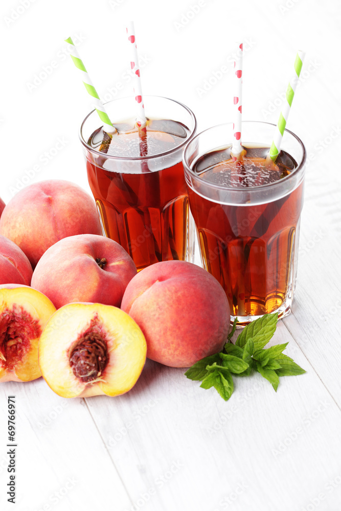 peach ice tea peach ice tea