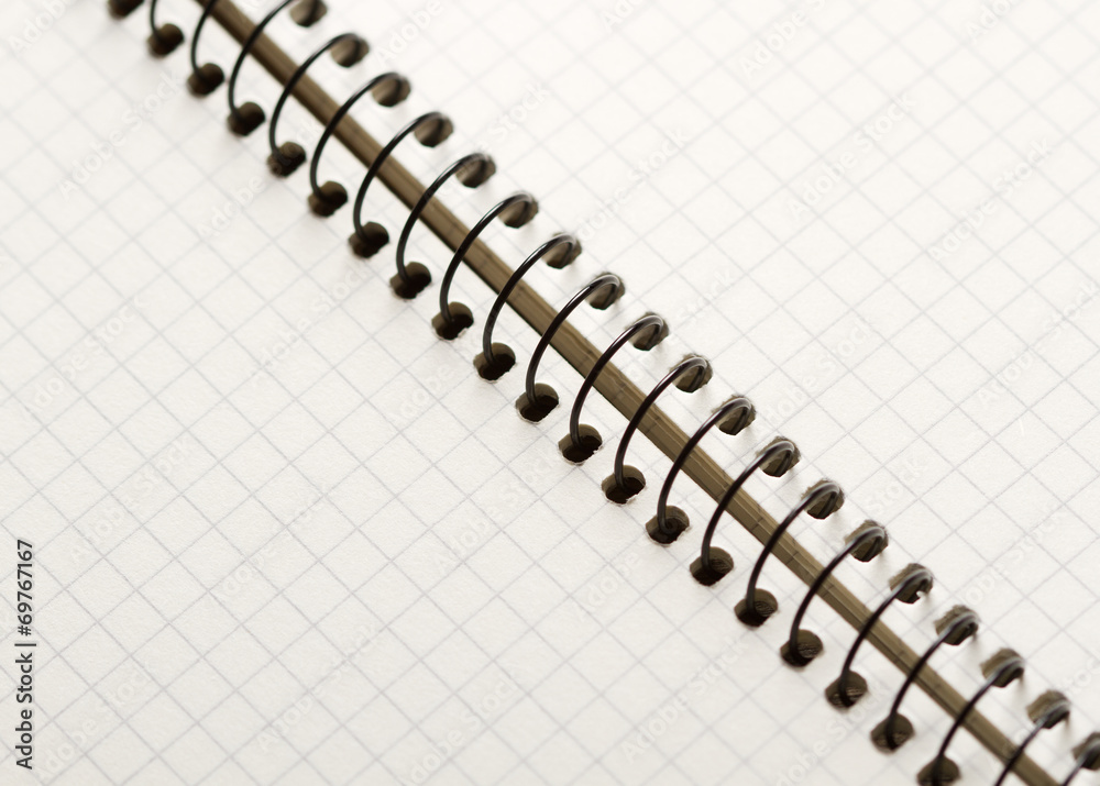 Open Spiral Notebook blank paper Open Spiral Notebook blank paper