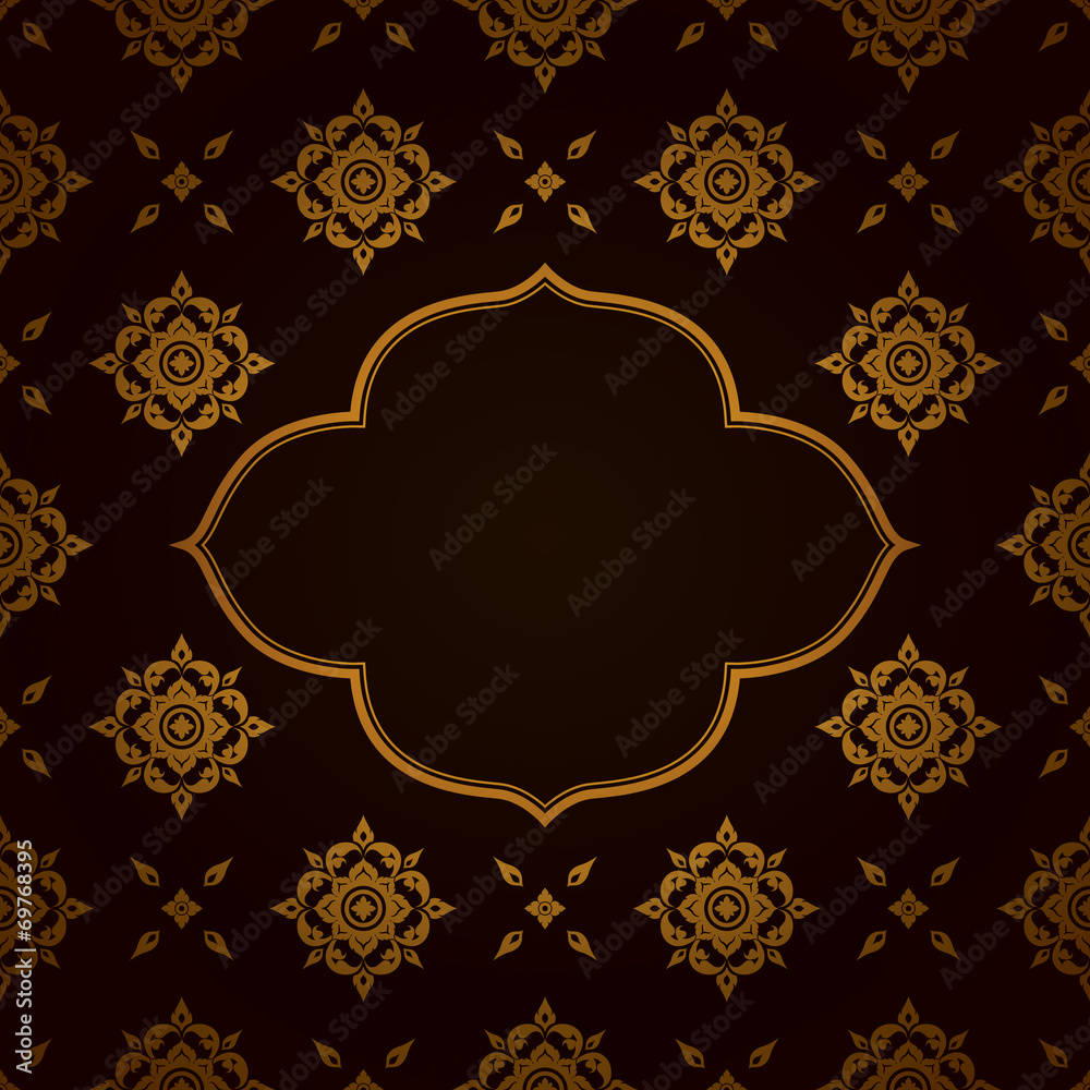 Thai Art Background vector, Thai art pattern vector. Thai Art Background vector, Thai art pattern vector.