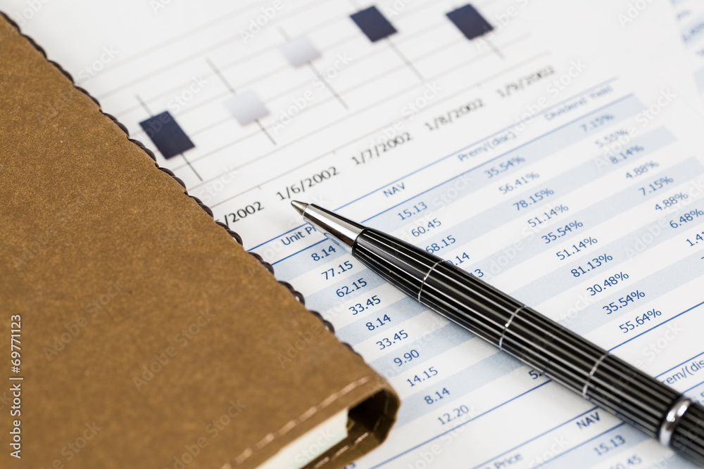 Showing business and financial report. Accounting Showing business and financial report. Accounting