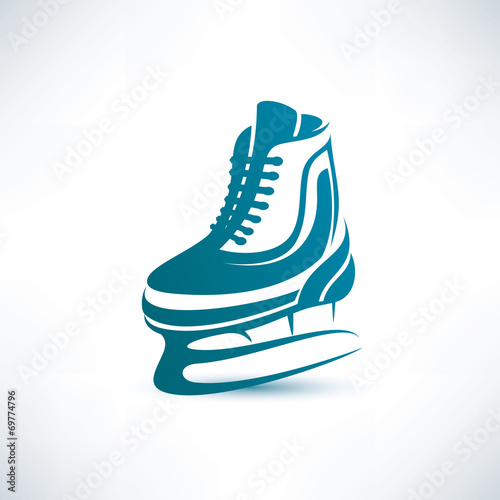 ice skates vector symbol