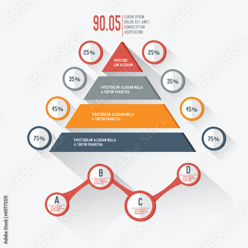 Elements of Infographic design on white background,vector