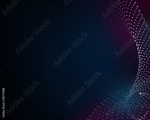 Background with point particles
