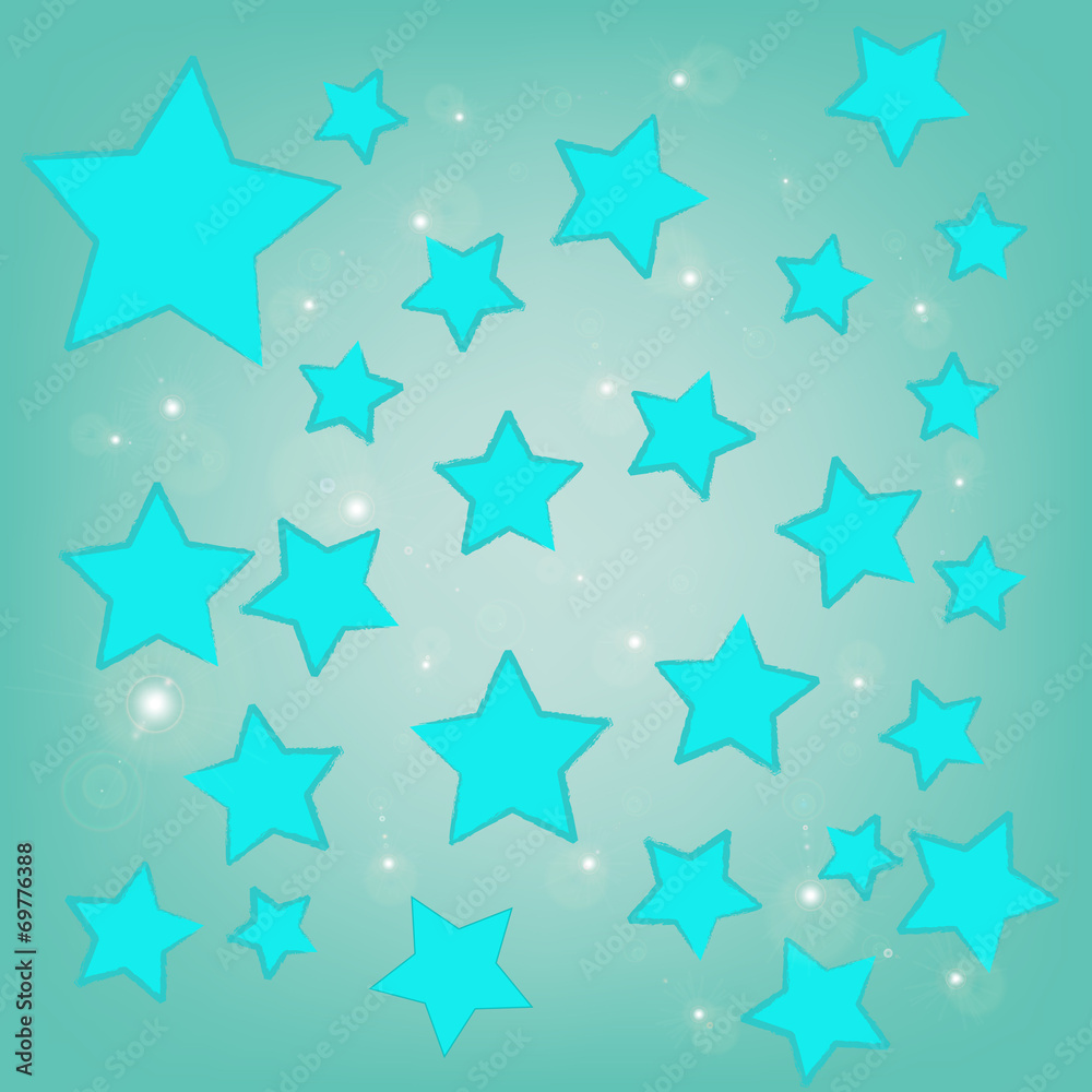 abstract bokeh blue star on blue background abstract bokeh blue star on blue background