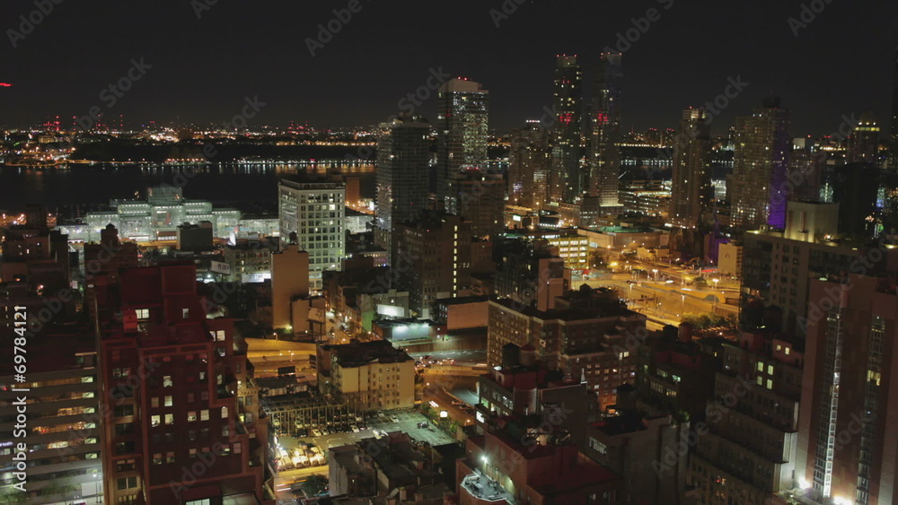 Night To Day Time-lapse Sequence Of Midtown Manhattan Night To Day Time-lapse Sequence Of Midtown Manhattan