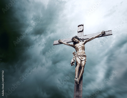 Canvas Print crucifixion of Jesus Christ
