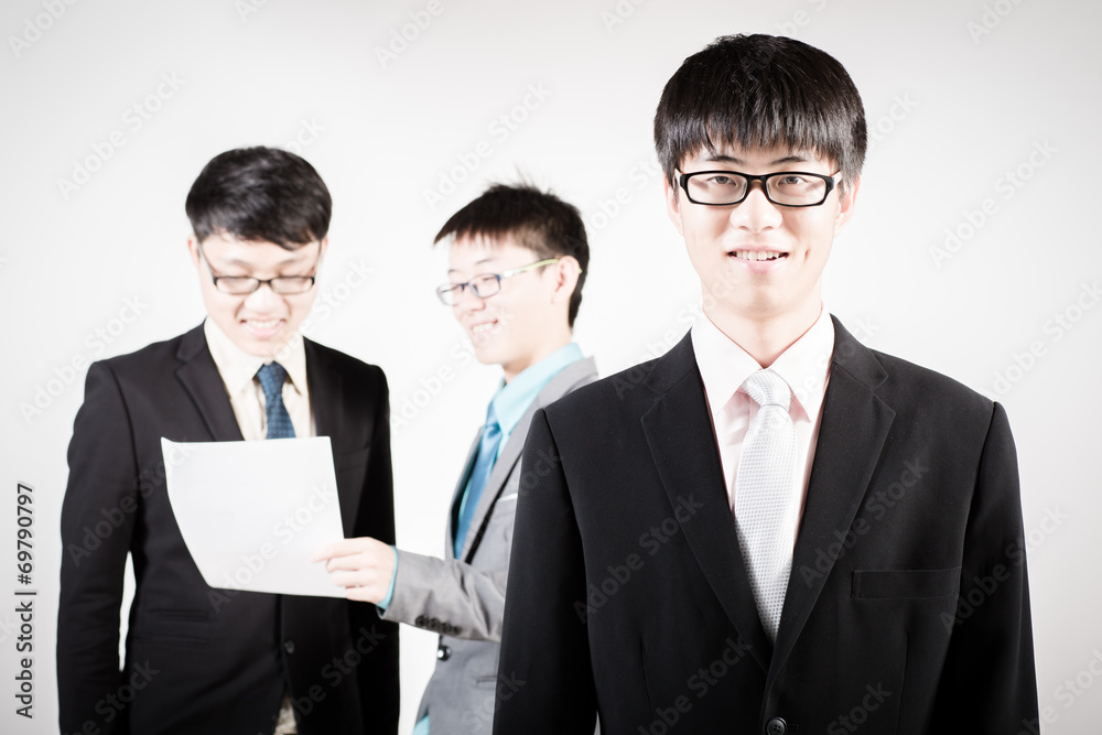 Group of business people. Business team Isolated on white backgr Group of business people. Business team Isolated on white backgr