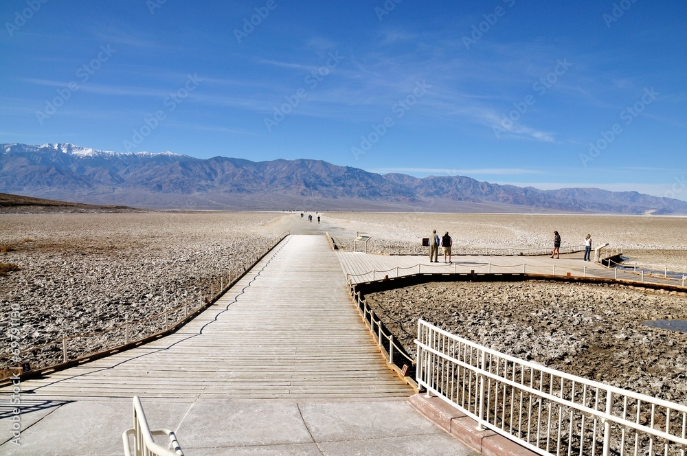 View of Death Valley National Park, California USA