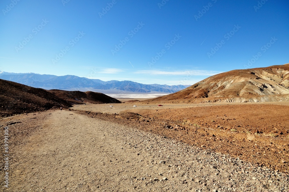 View of Death Valley National Park, California USA