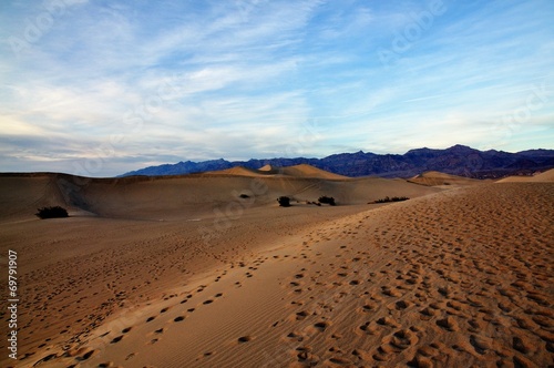 View of Death Valley National Park, California USA