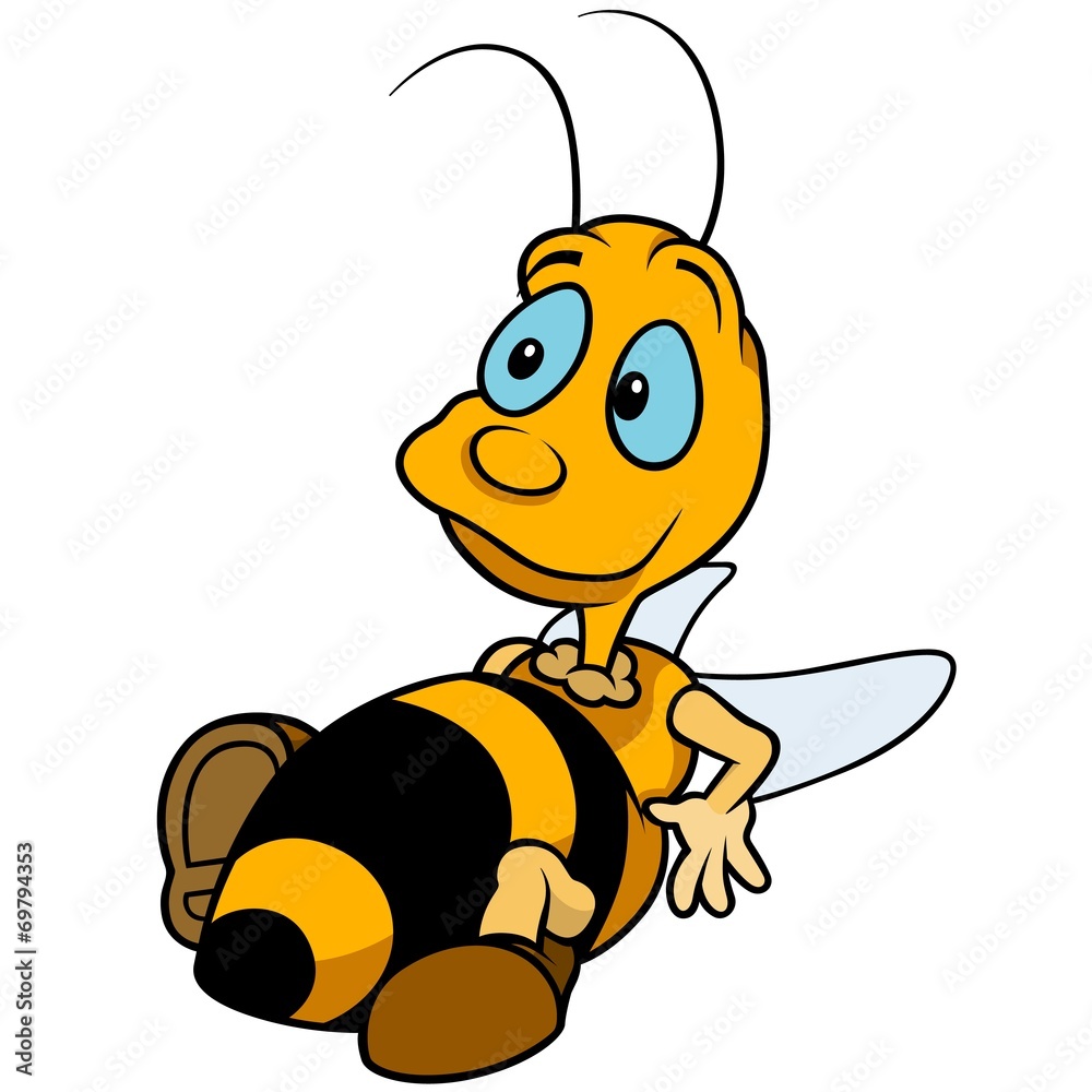 Relaxing Bumblebee - obrazy, fototapety, plakaty 