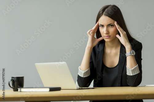 Young woman in the office