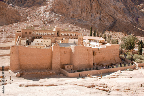 Mountain cloister-Monastery of St. Catherine in Egypt, Sinai