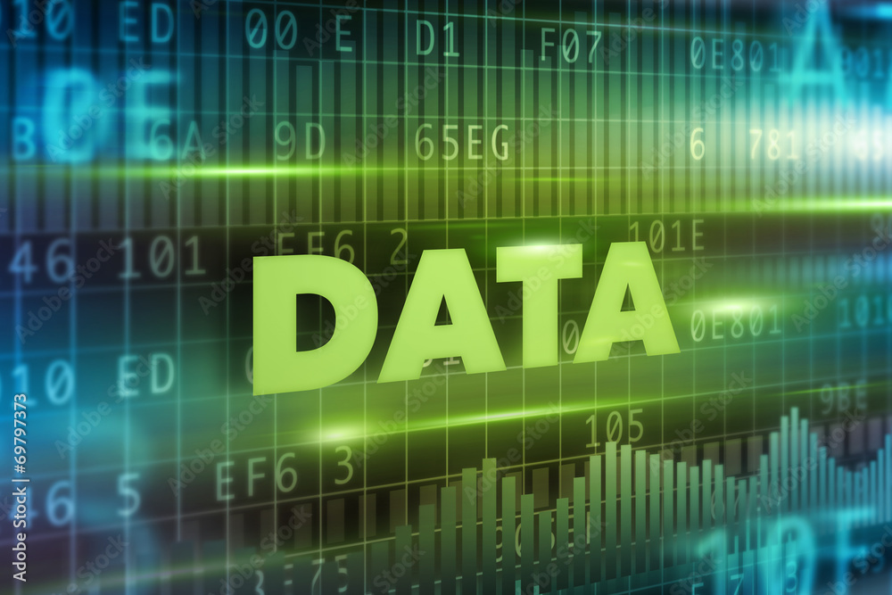 Data concept background Data concept background