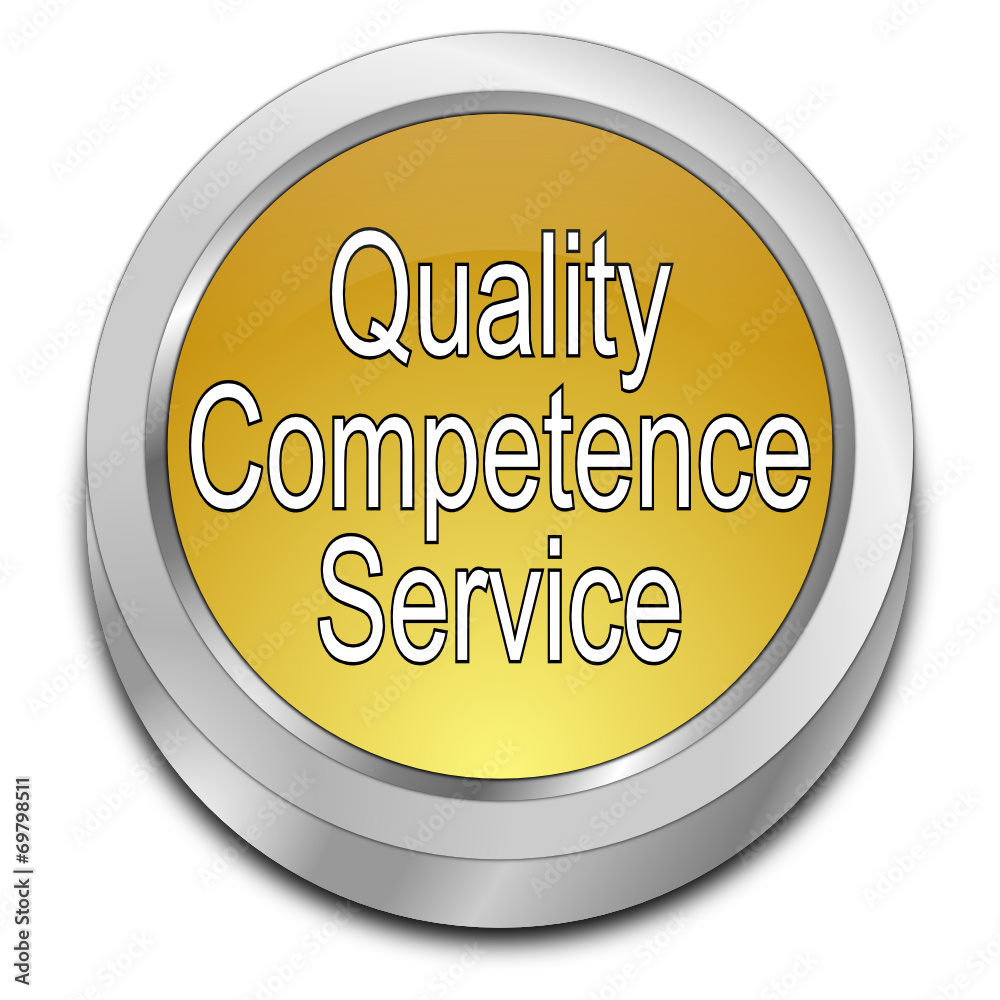 Quality Competence Service Button Quality Competence Service Button