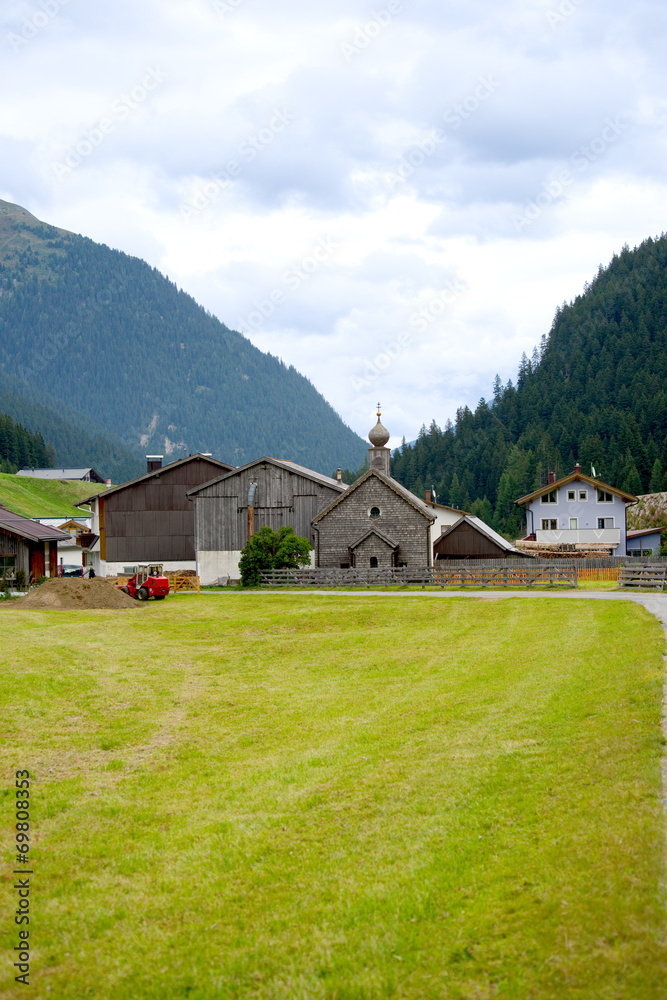 Martinskapelle Tschaffein bei Ischgl - Alpen Martinskapelle Tschaffein bei Ischgl - Alpen
