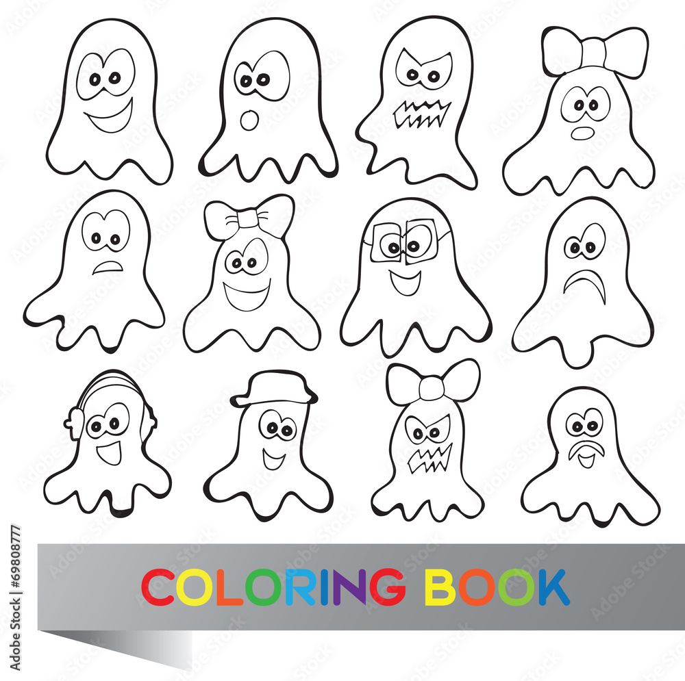 Coloring book Halloween