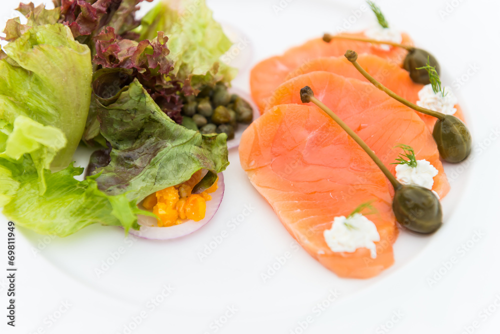 Smoked salmon salad Smoked salmon salad