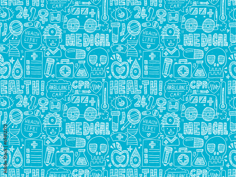 seamless doodle medical pattern seamless doodle medical pattern