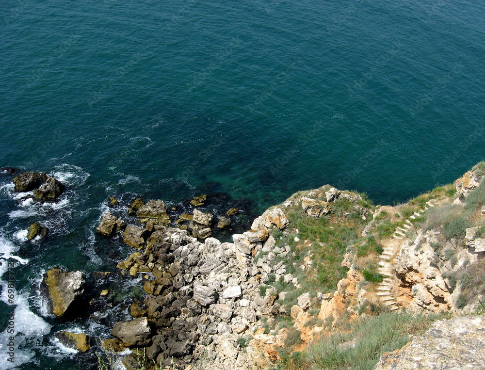 Cape Kaliakra ,nature reserve at the Black Sea.