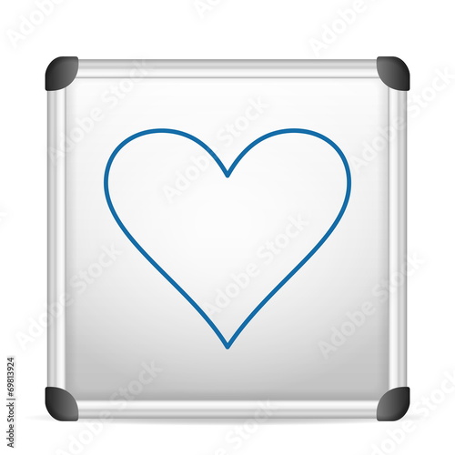 whiteboard heart