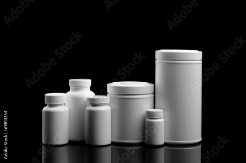 Supplements and Vitamins Bottles and Containers