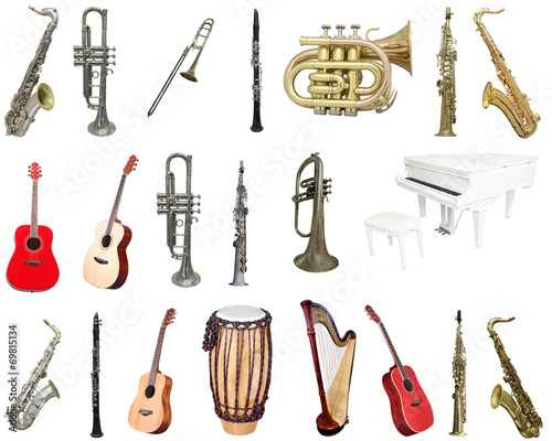 harp and other musical instruments