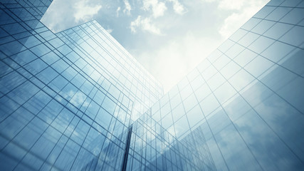 Skyscraper's exterior