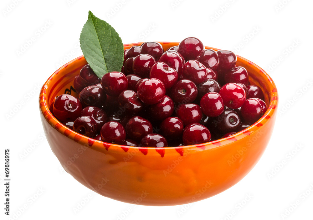 Cherry in the bowl