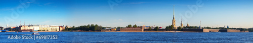 View of St. Petersburg. Peter and Paul Fortress