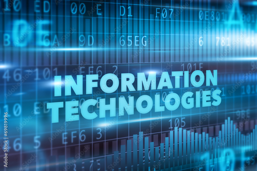 Information technologies concept Information technologies concept