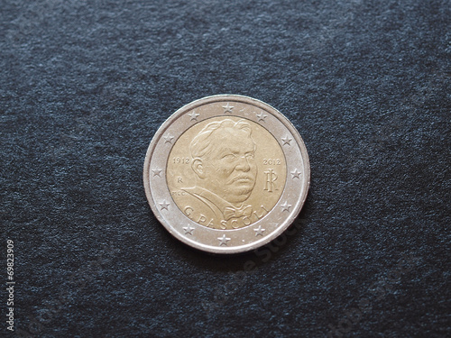 Giovanni Pascoli EUR coin