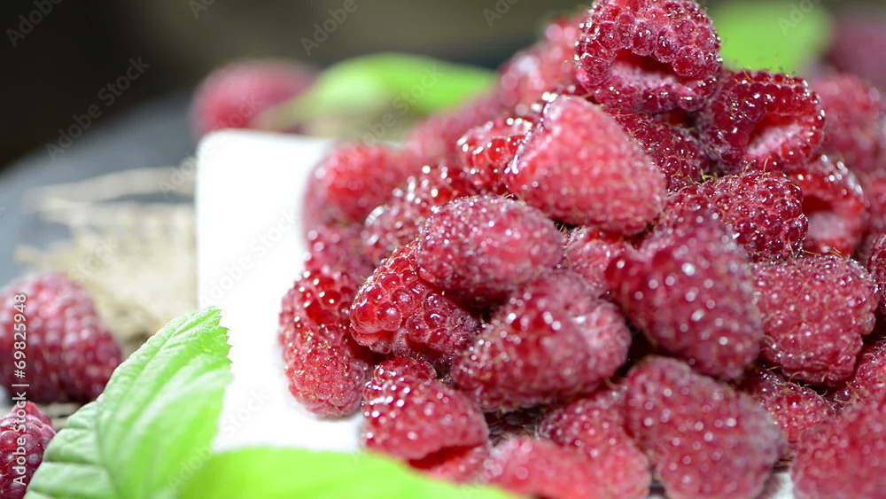 Heap of Raspberries (seamless loopable) Heap of Raspberries (seamless loopable)