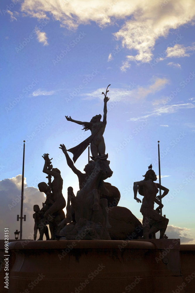 Obraz premium The Raices Fountain