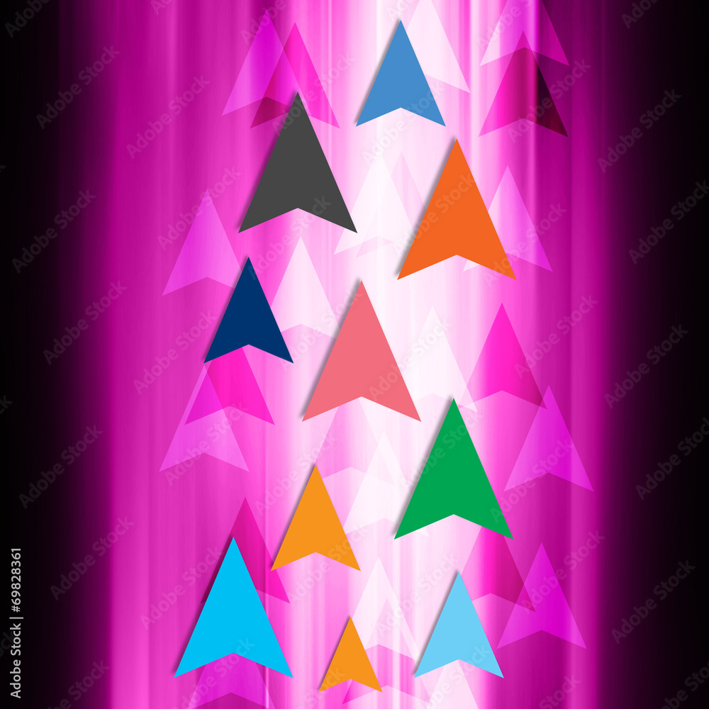 Arrow on abstract background Arrow on abstract background