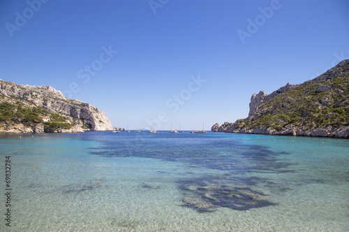bay Sormiou in the Calanques near Marseille in South France
