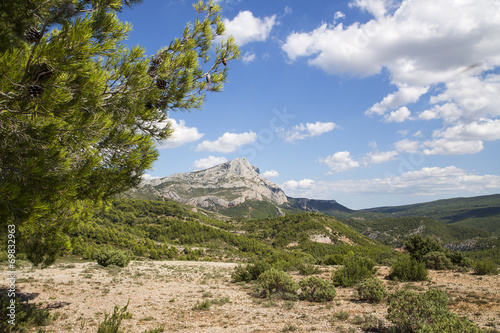 Mont Sainte Victoire in Provence, France