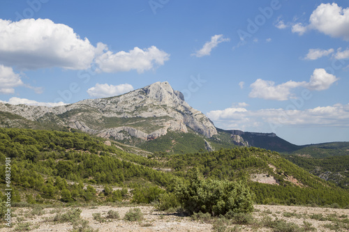 Mont Sainte Victoire in Provence, France