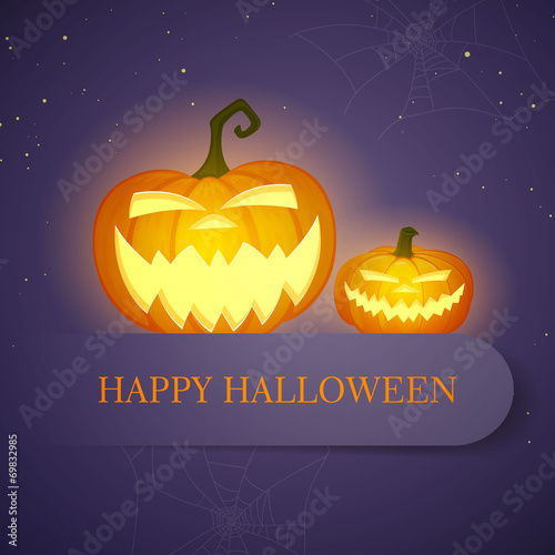 Vector Illustration of a Halloween Design