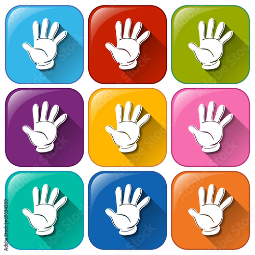 Hand icons