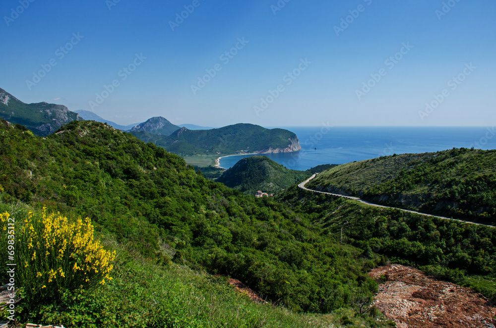 Fototapeta premium Montnegro. Sea and mountains