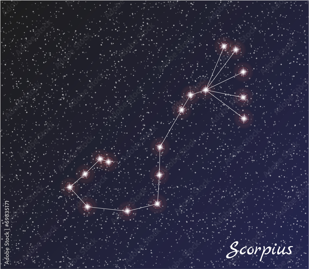 Fototapeta premium constellation scorpius